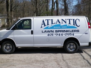 Atlantic Lawn Sprinklers truck
